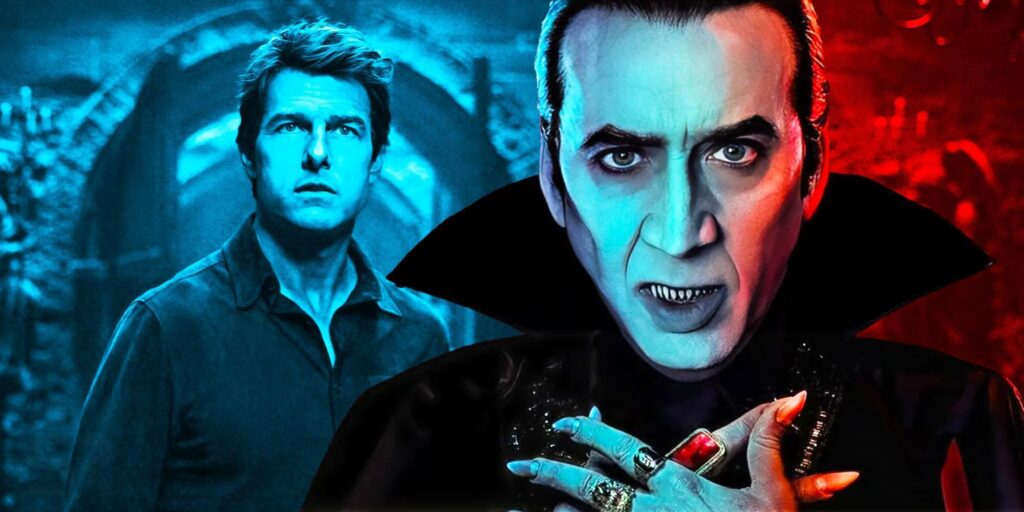 Tom Cruise in The Mummy and Nicolas Cage in Renfield