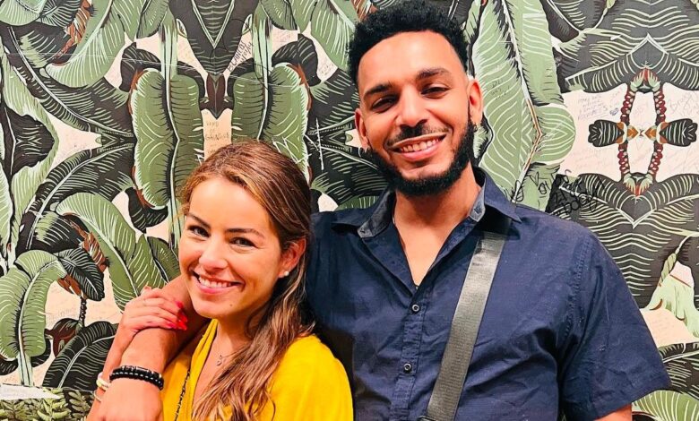 Veronica Rodriguez and Jamal Menzies from 90 Day Fiancé smiling together for a photo