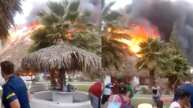 Videos | Reportan fuerte incendio en balneario Kikapú en Lagos de Moreno, Jalisco