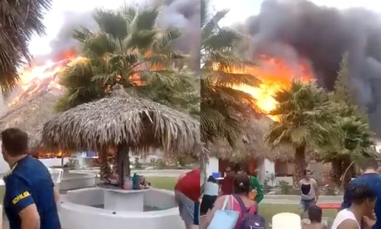 Videos | Reportan fuerte incendio en balneario Kikapú en Lagos de Moreno, Jalisco