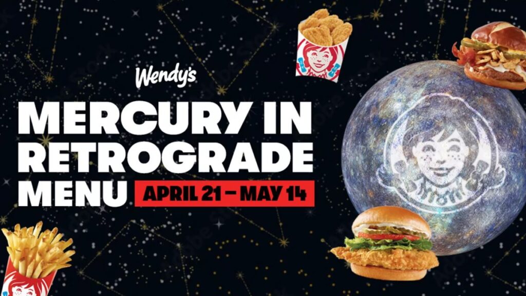Wendy’s lanza el Mercury Menu para contrarrestar Mercurio retrógrado