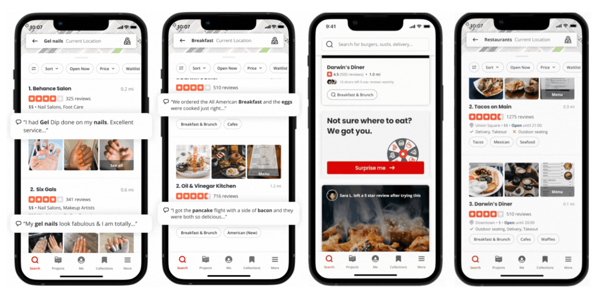 Yelp lanza actualizaciones de búsqueda impulsadas por IA y la capacidad de agregar videos a las reseñas