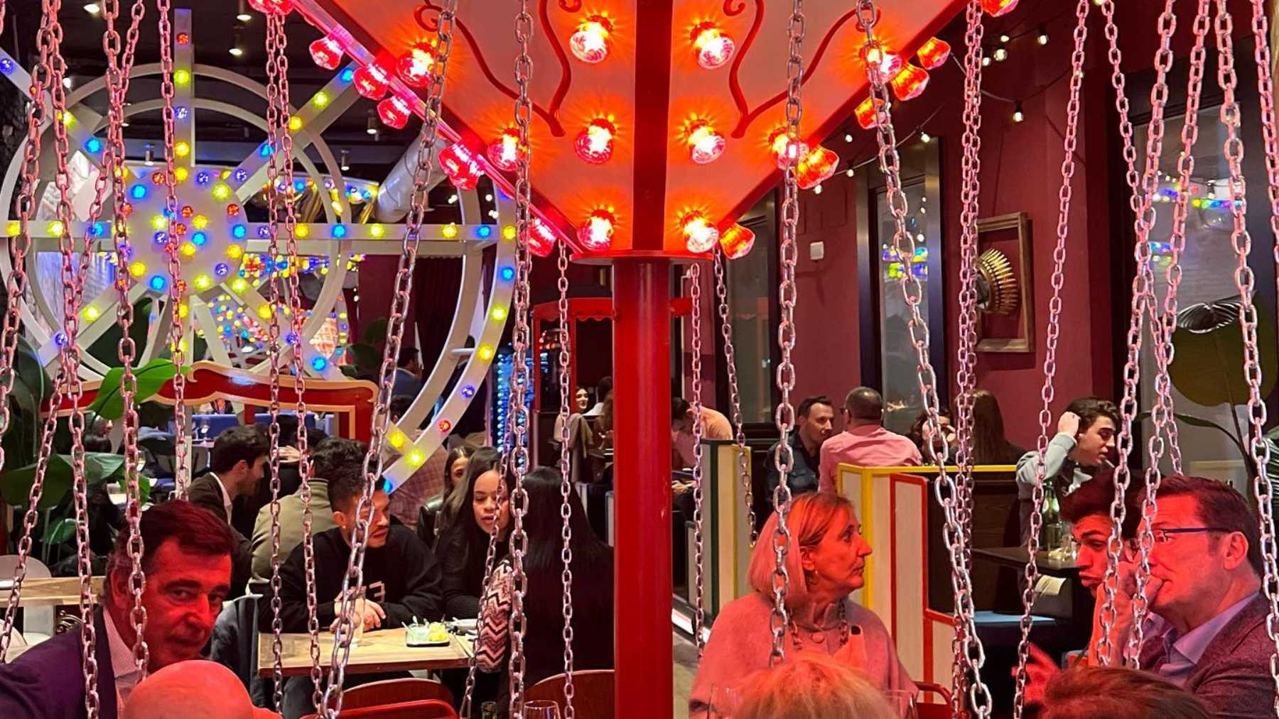 decoración de cuento y comida impresionante