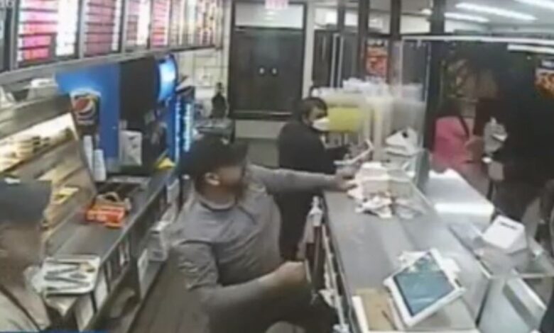 hombre destroza restaurante en Maryland