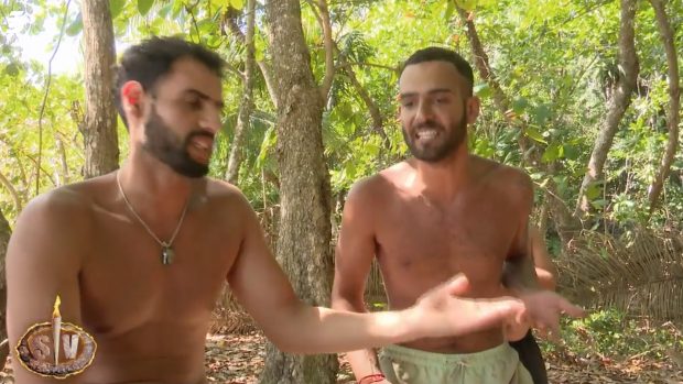 Asraf Beno y Manuel Cortés discutiendo / Telecinco