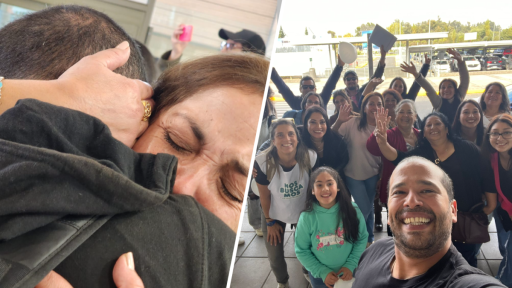 residente de California encuentra a familia biológica en Chile