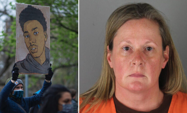 sale de prisión Kimberly Potter, la policía mató al joven negro en Minnesota