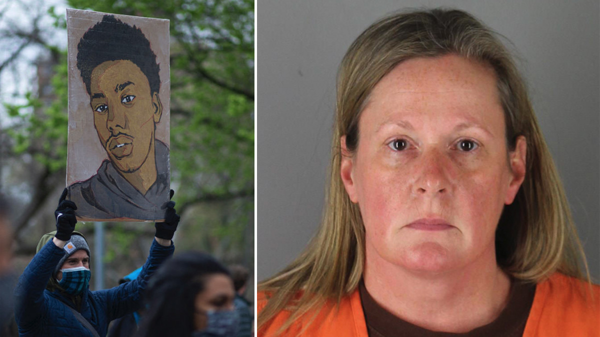 sale de prisión Kimberly Potter, la policía mató al joven negro en Minnesota
