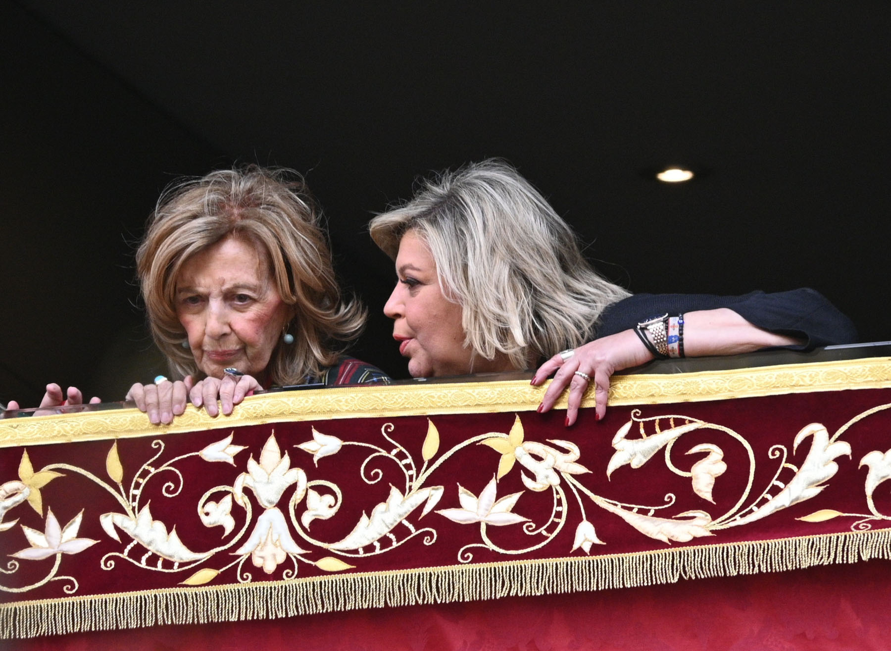 María Teresa Campos, en la Semana Santa de Málaga