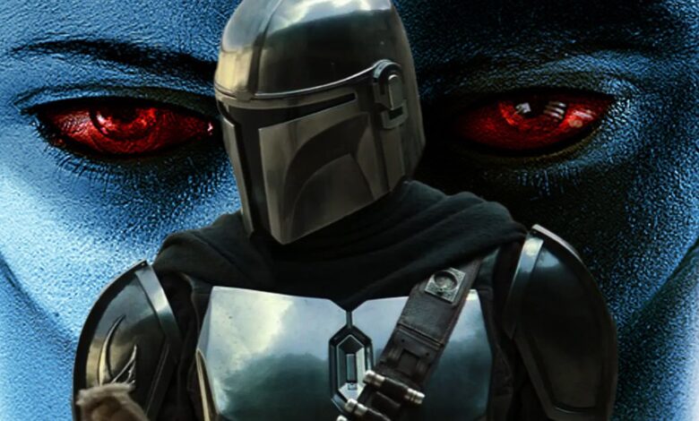 Star Wars Grand Admiral Thrawn and Din Djarin