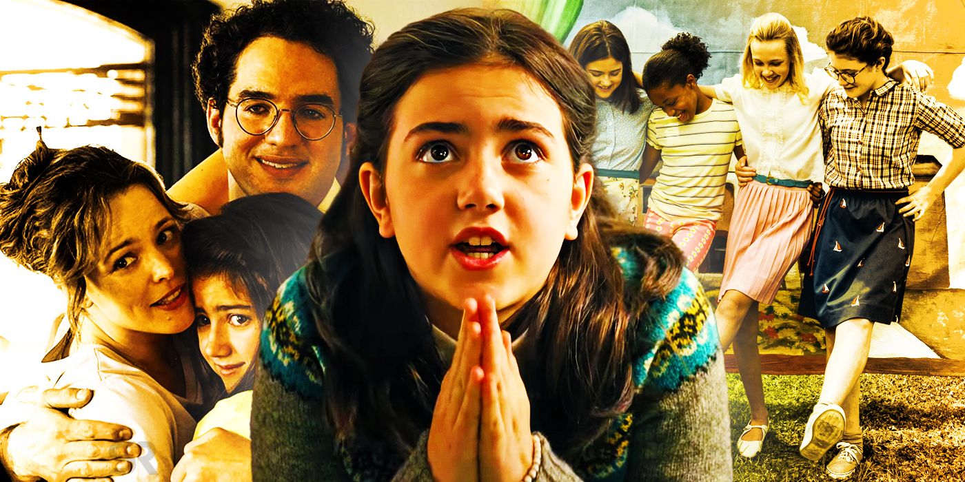 Barbara, Herb, and Margaret hugging, Margaret praying, and Margaret and her friends posing for a picture