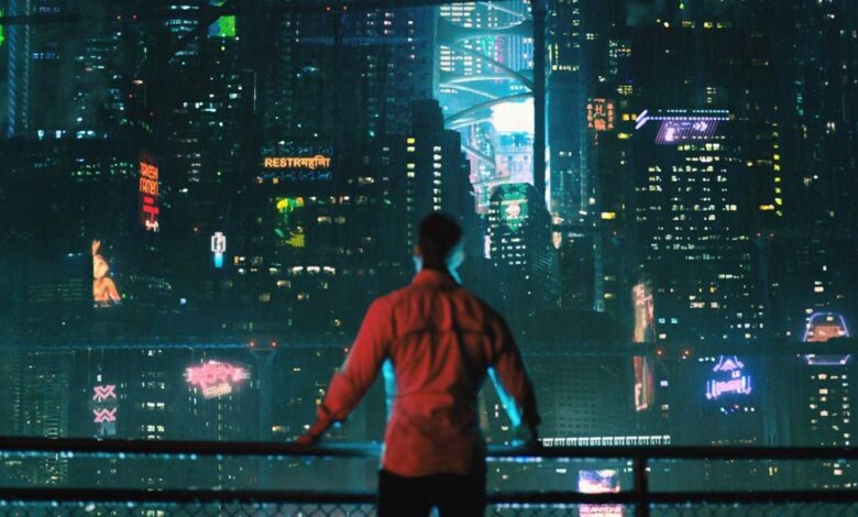 A futuristic metropolis in Altered Carbon