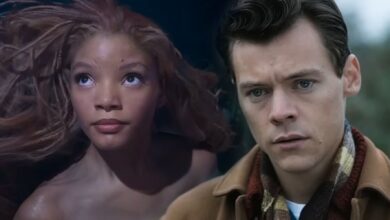 The Little Mermaid Halle Bailey and Harry Styles in Ariel