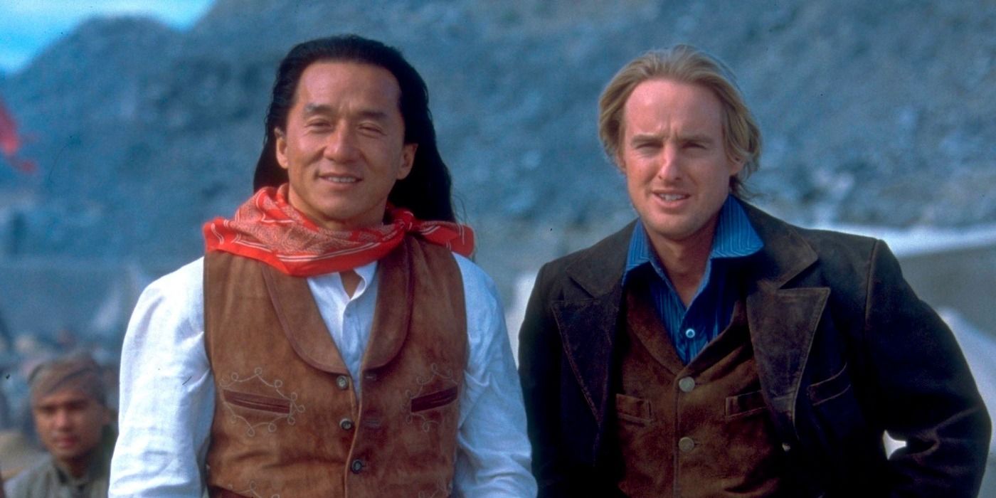 Owen Wilson y Jackie Chan en Shanghai Noon