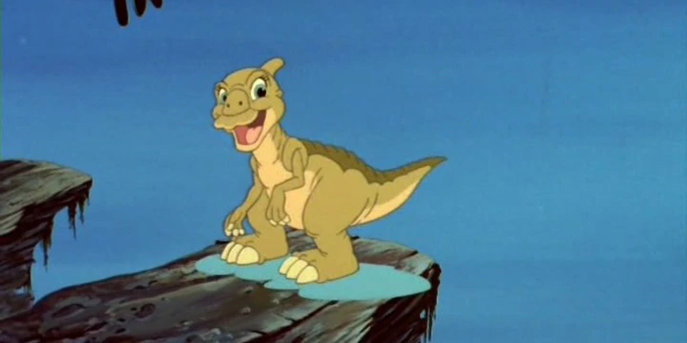 ¿Qué tipo de dinosaurio es Ducky en The Land Before Time?