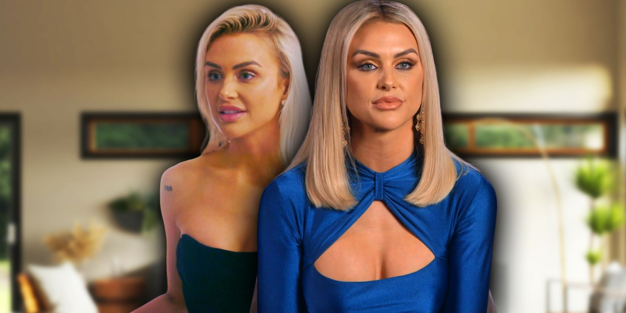 Side by side images of Vanderpump Rules' Lala Kent