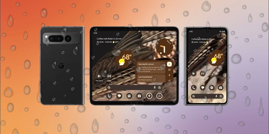 Google Pixel Fold's water-resistance rating explained