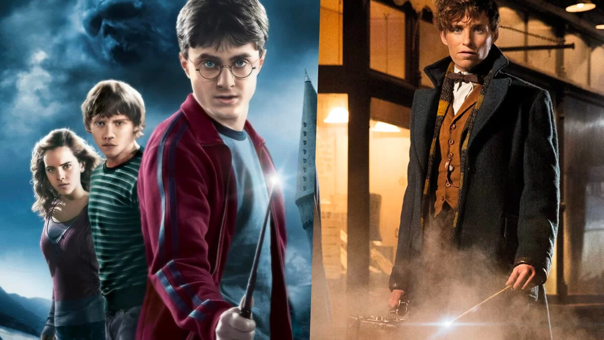 son las peliculas de harry potter y animales fantasticos en netflix