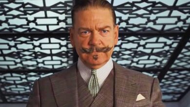 Kenneth Branagh as Hercule Poirot in Death on the Nile