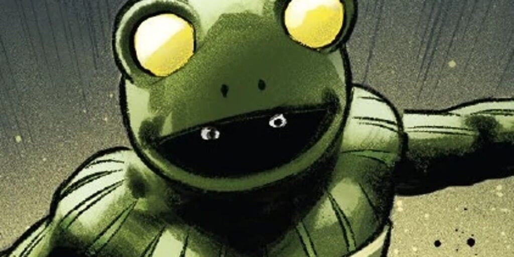 Frog-Man in a new costume