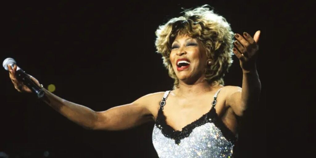Tina Turner Performing Smiling