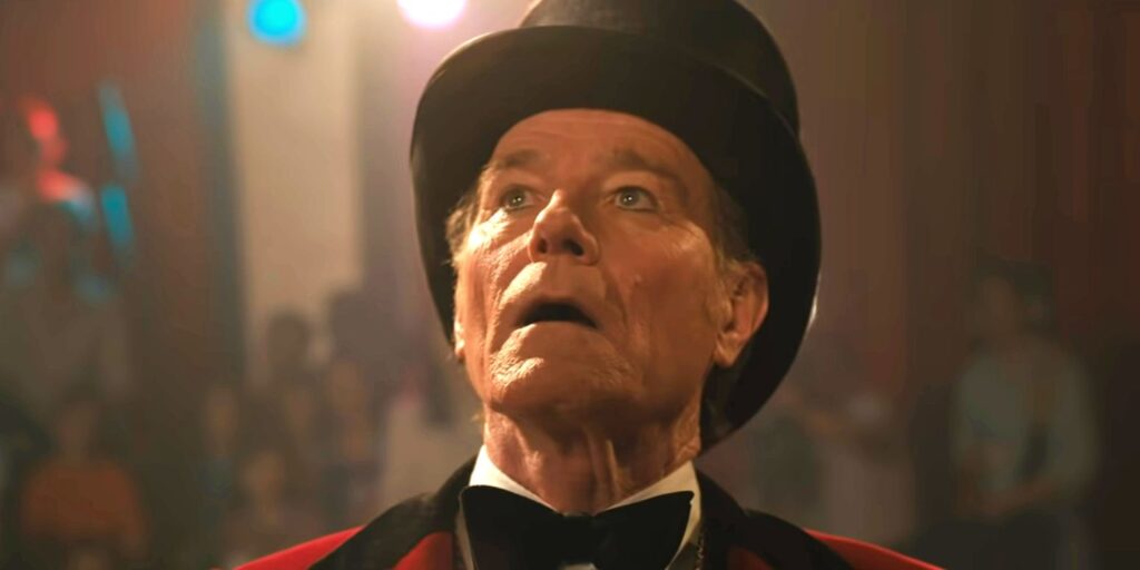 Bryan Cranston looking shocked in The One and Only Ivan