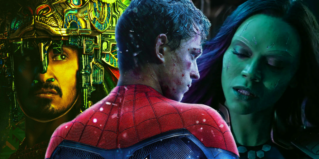 namor peter parker and gamora in the mcu