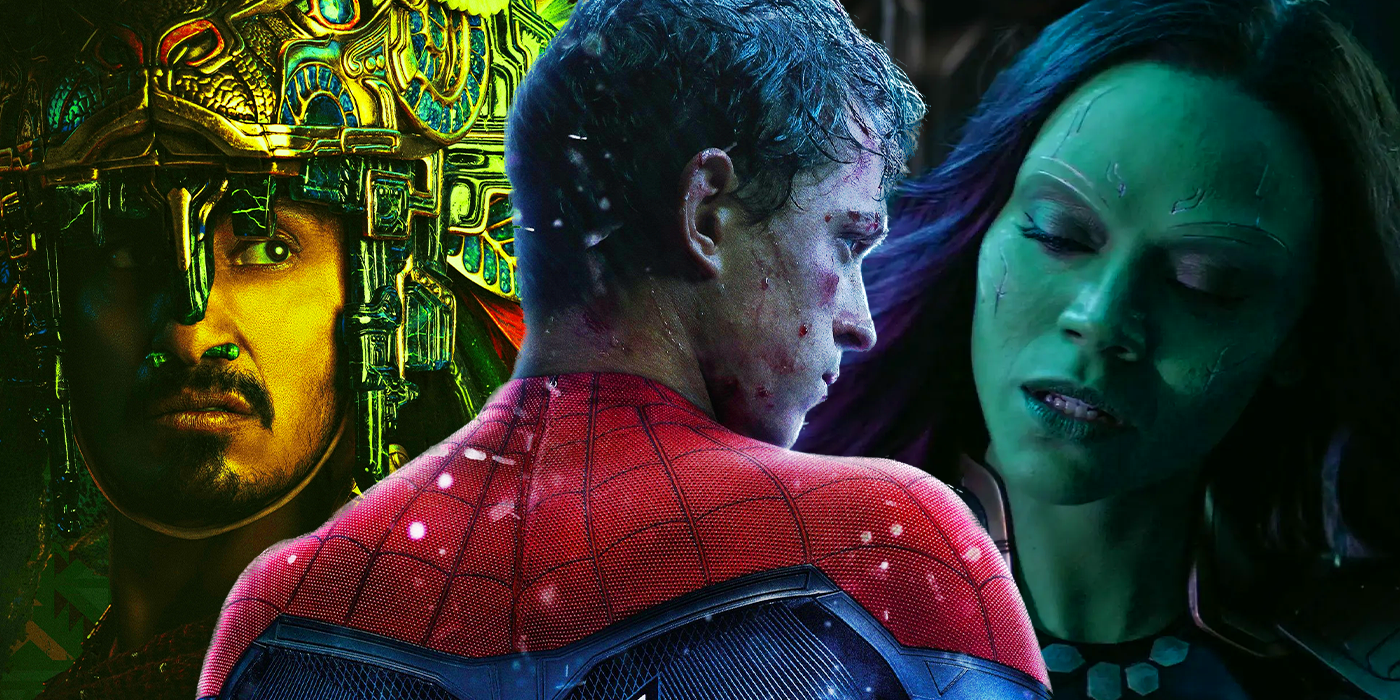 namor peter parker and gamora in the mcu