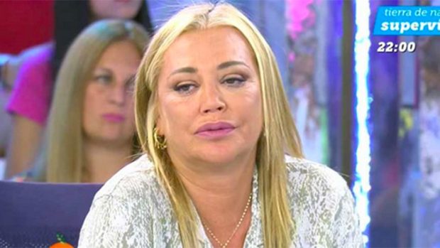 Belén Esteban en el plató de 'Sálvame' / Telecinco