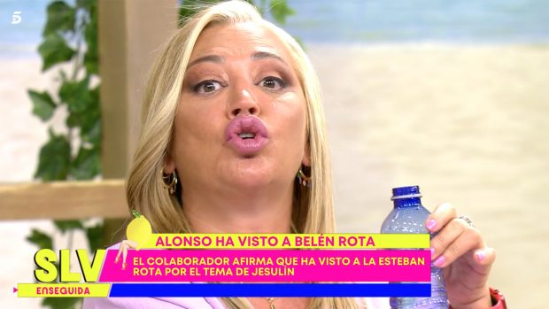 Belén Esteban en 'Sálvame'. / Telecinco