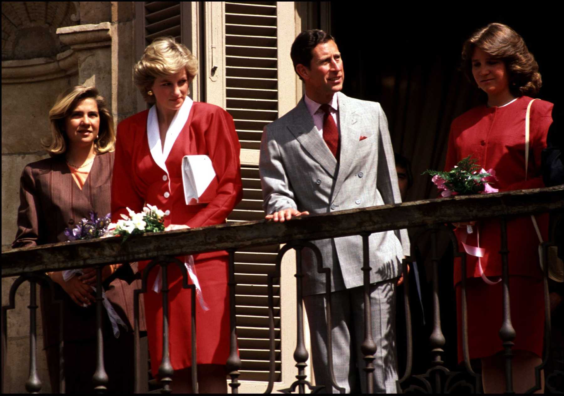 El Príncipe Carlos y la Princesa Diana durante su visita a España / Gtres