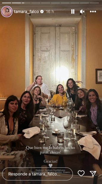 Tamara Falcó de despedida de soltera / Instagram