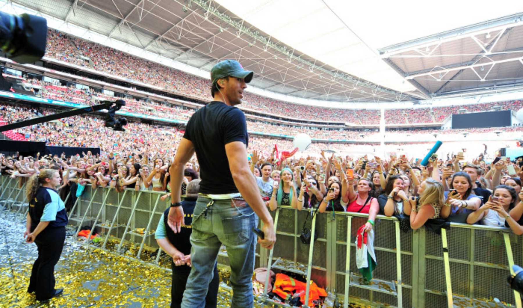 Enrique Iglesias en uno de sus conciertos / Gtres