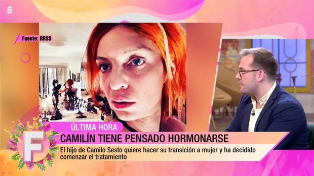 Saúl Ortiz hablando de Camilo Blanes en 'Fiesta'. / Telecinco