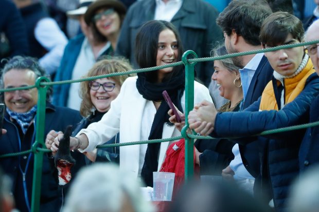 Victoria Federica de Marichalar en la plaza de toros de Valladolid. / Gtres