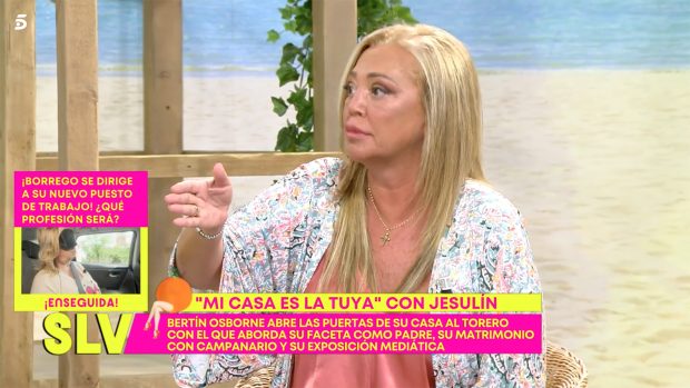 Belén Esteban en 'Sálvame'. / Telecinco