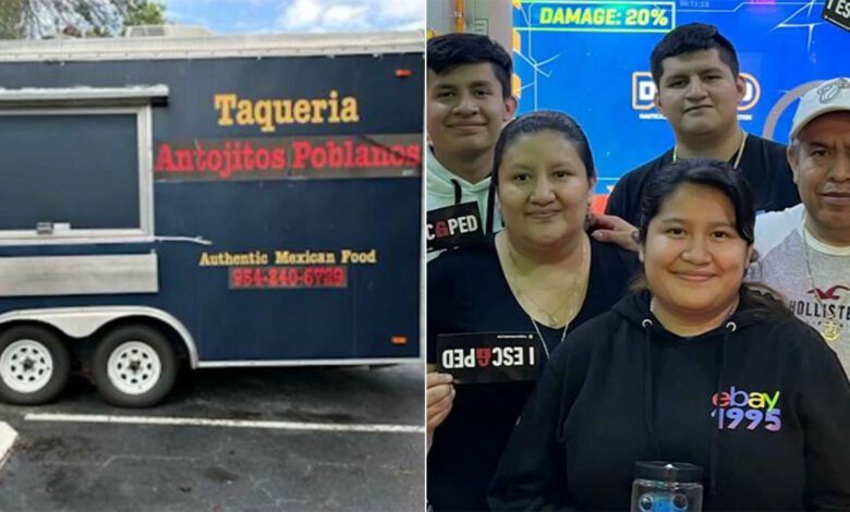 Familia de Florida devastada tras el robo de su camión de comida