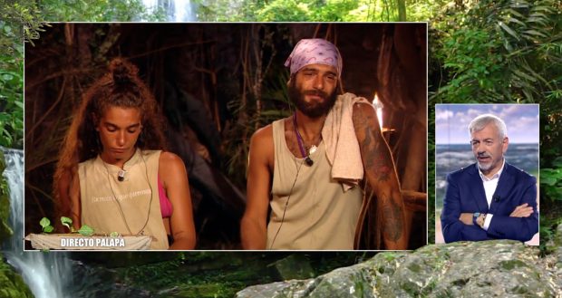 Alma Bollo y Manuel Cortés en 'Supervivientes' / Telecinco
