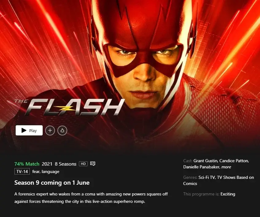 el lanzamiento de netflix de la temporada 9 de flash el lanzamiento de netflix de la temporada 9 de flash