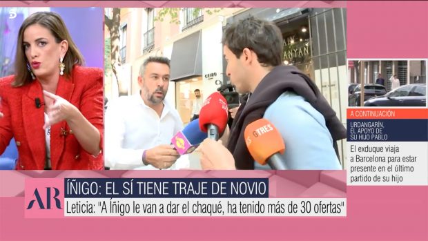 Leticia Requejo en el plató de 'El Programa de Ana Rosa'. / Telecinco