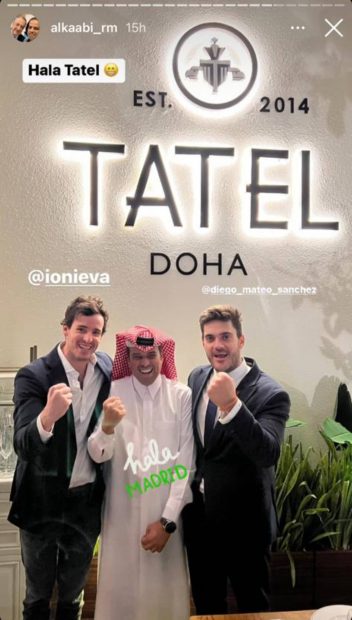 Stories de Instagram de Íñigo Onieva / Instagram