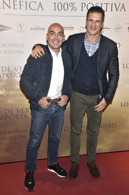 Kike Sarasola y Carlos Marrero en una premiere. / Gtres