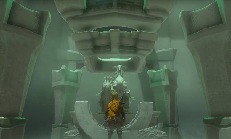 The Legend of Zelda: Tears of the Kingdom End of Shrine Altar for Jonsau Shrine