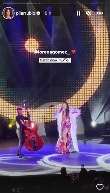 Pilar Rubio en el espectáculo WAH / Instagram