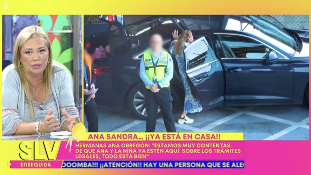 Belén Esteban en el plató de 'Sálvame'. / Telecinco