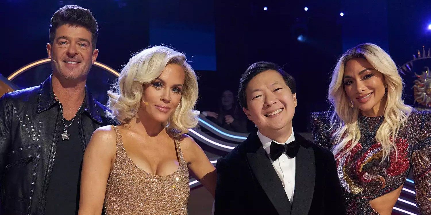 The Masked Singer Season 9 Opening Night - Robin Thicke, Jenny McCarthy Wahlberg, Ken Jeong, and Nicole Scherzinger