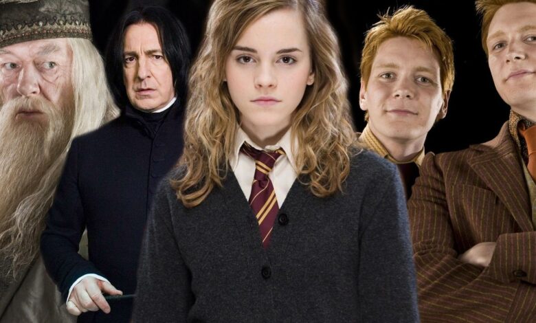 Harry-Potter-Dumbledore-Snape-Fred-George-Hermione