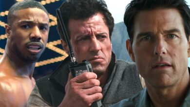 Michael B. Jordan in Creed II, Sylvester Stallone in Cliffhanger and Tom Cruise in Top Gun Maverick