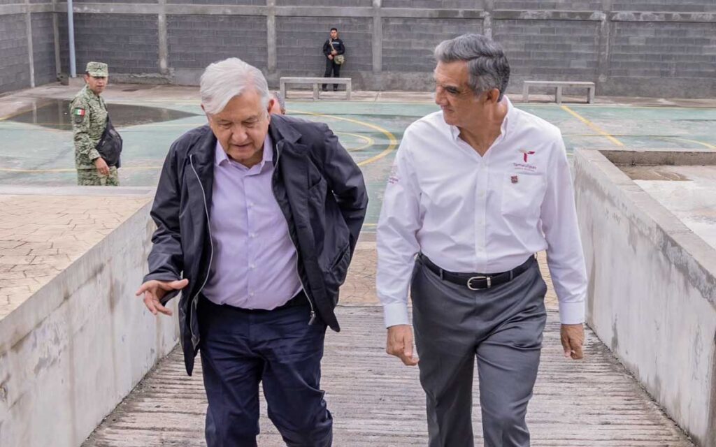 AMLO supervisa aduanas en Tamaulipas; aborda tema migratorio
