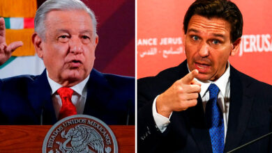 AMLO 'tiene un desaste en sus manos', critica gobernador DeSantis
